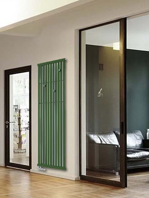 green radiators, coat rack radiators, cloak room radiators