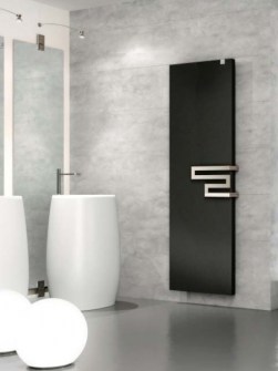 black bathroom radiators, shower room radiators, slimline bathroom radiators