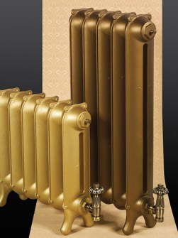 traditional radiators, period radiators, cast iron radiators, bronze radiators